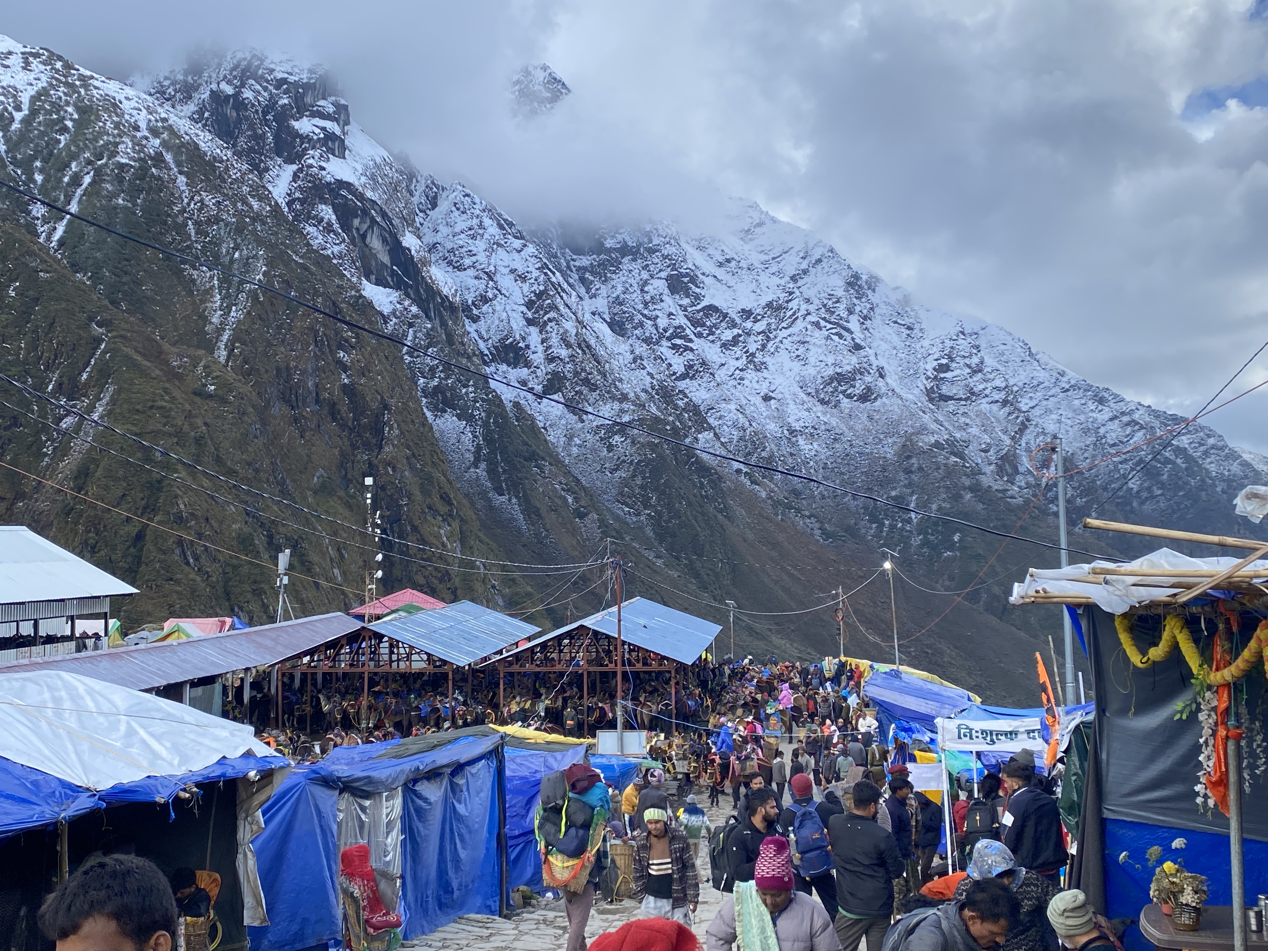 Horse parking at Kedarnath